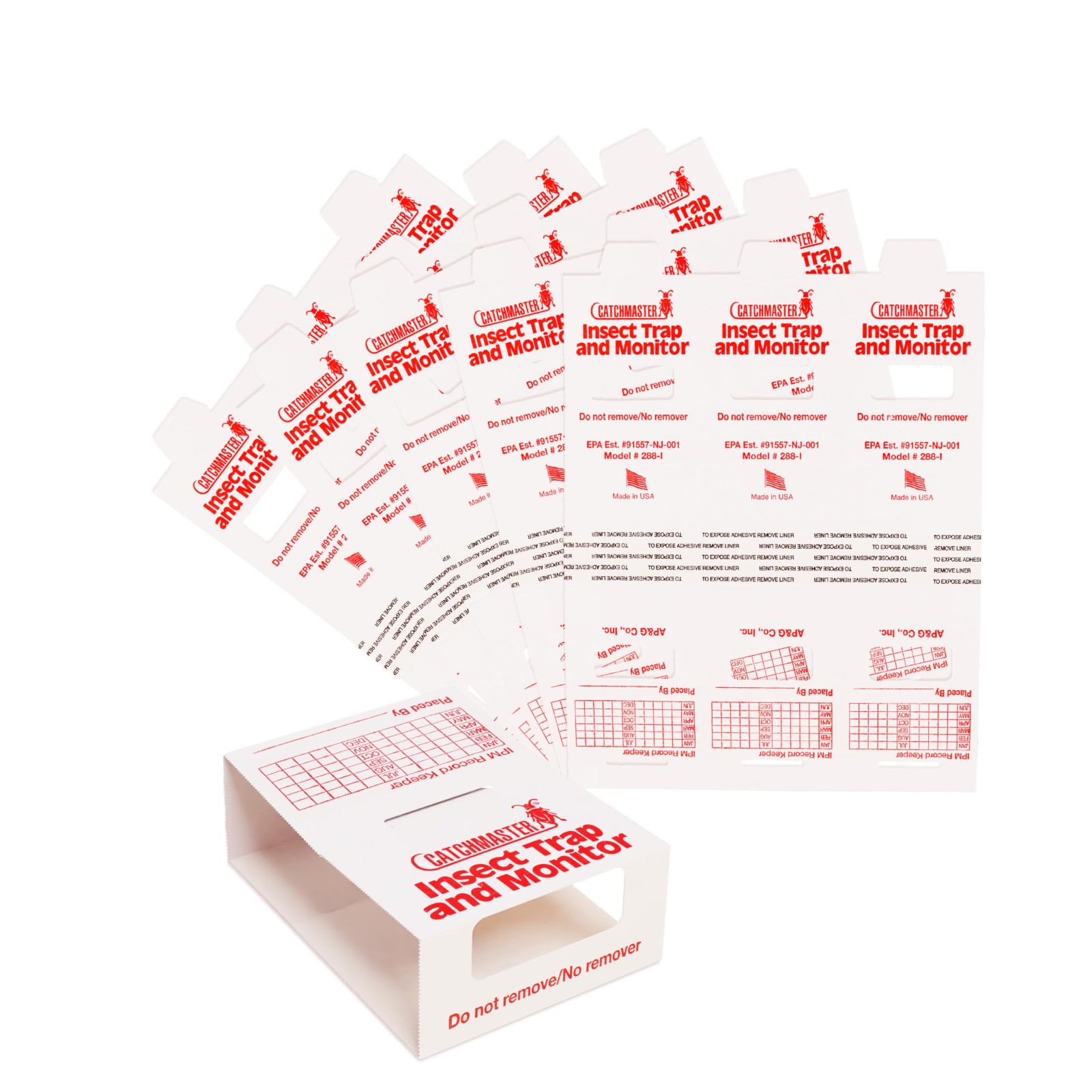 30 Catchmaster 288i Spider & Insect Small Monitor Traps (10 Sticky Glue Boards )
