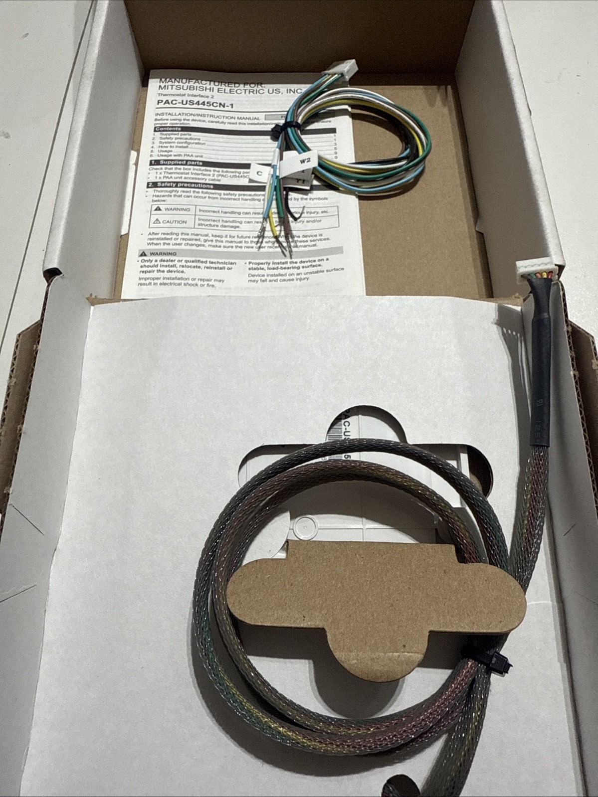 Mitsubishi PAC-us445cn-1 Interface For Google Nest and other 24v thermostats