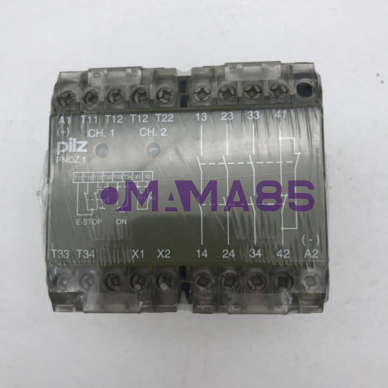 1PC PILZ 475695 PNOZ 1 24VDC 3S1O Safety Relay New