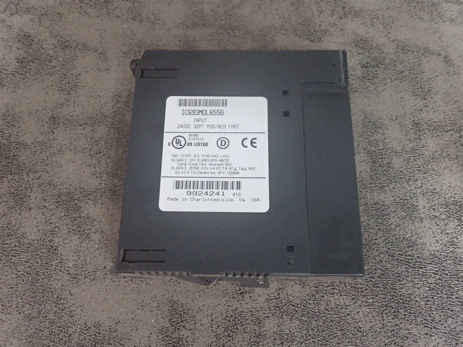 GE Fanuc IC693MDL655G 24VDC 32PT POS/NEG FAST Input Module Series 90-30 (BN490)