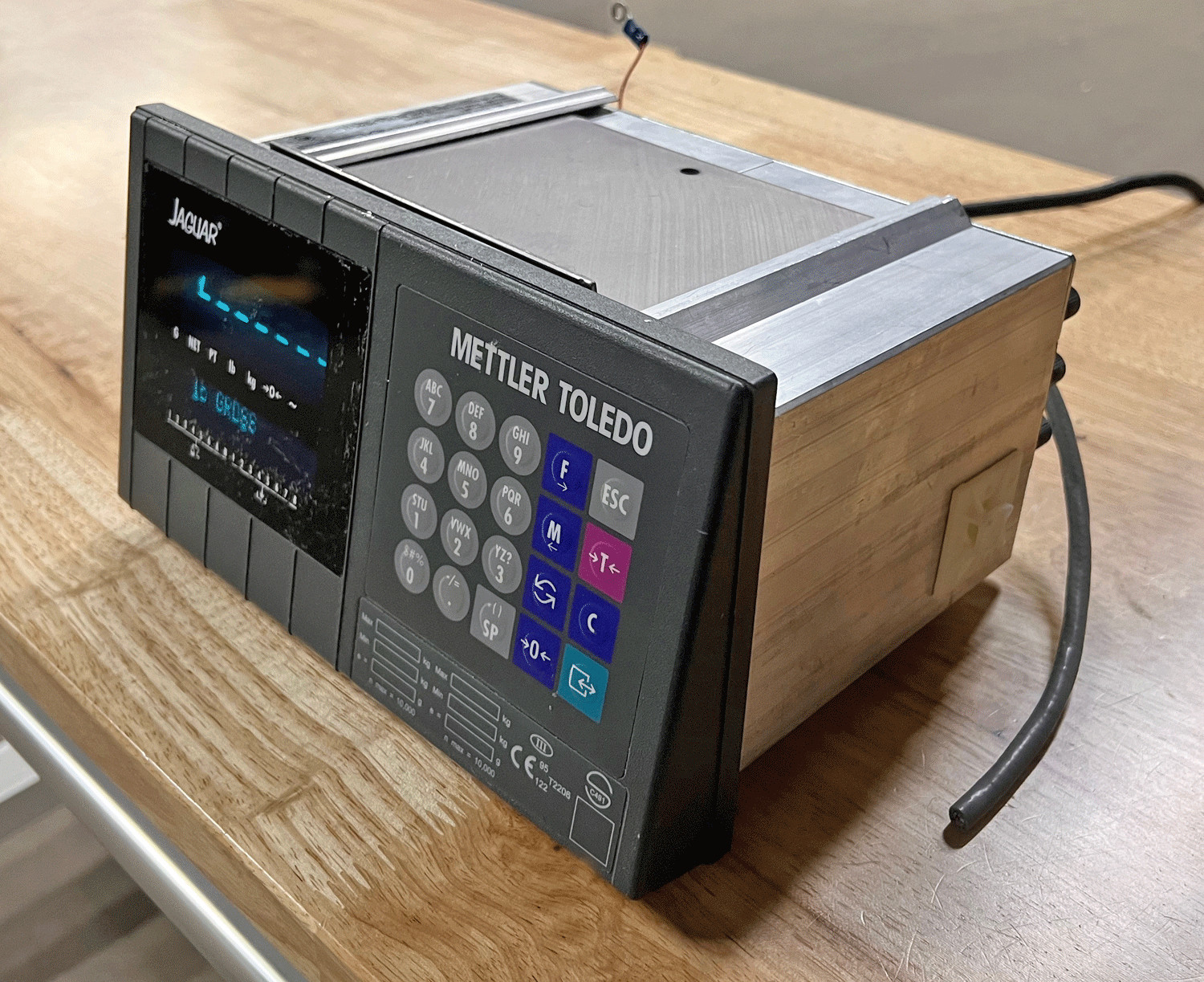 Mettler Toledo JTPA 0600 000 JAGUAR Scale Controller Interface Panel 100-240v-ac