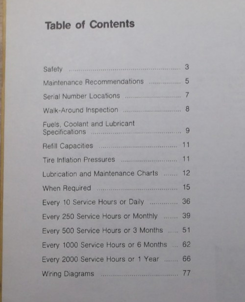 CAT CATERPILLAR V110 V130 V150 FORKLIFT MAINTENANCE MANUAL BOOK