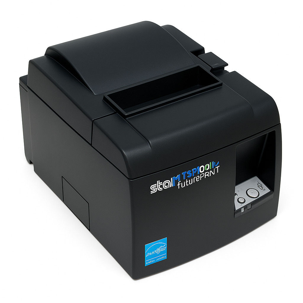 Star Receipt Printer 39464910 TSP143IIILAN TSP100III, Thermal, Gray