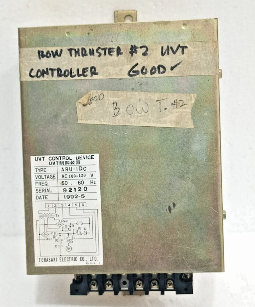 TERASAKI ARU-IDC / ARU-1DC UVT CONTROL DEVICE AC 100~120 V NEW FAST SHIPPING