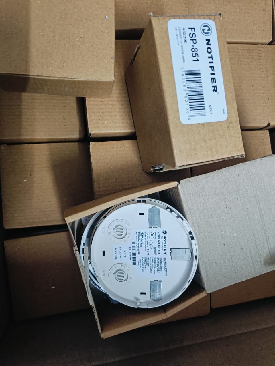 10Pcs NOTIFIER FSP-851 SMOKE DETECTOR FSP 851 FIRE ALARM