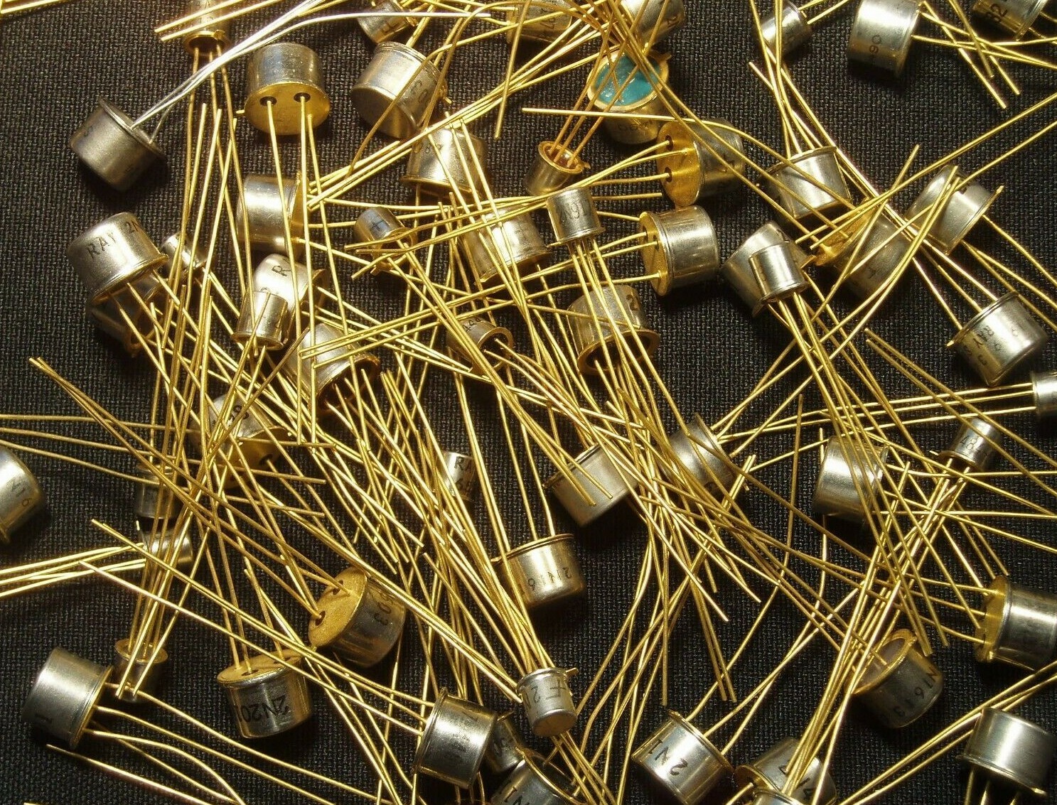 Vintage Gold Plated Transistors, See List, Most Mil-Spec, 100% Guaranteed & NOS