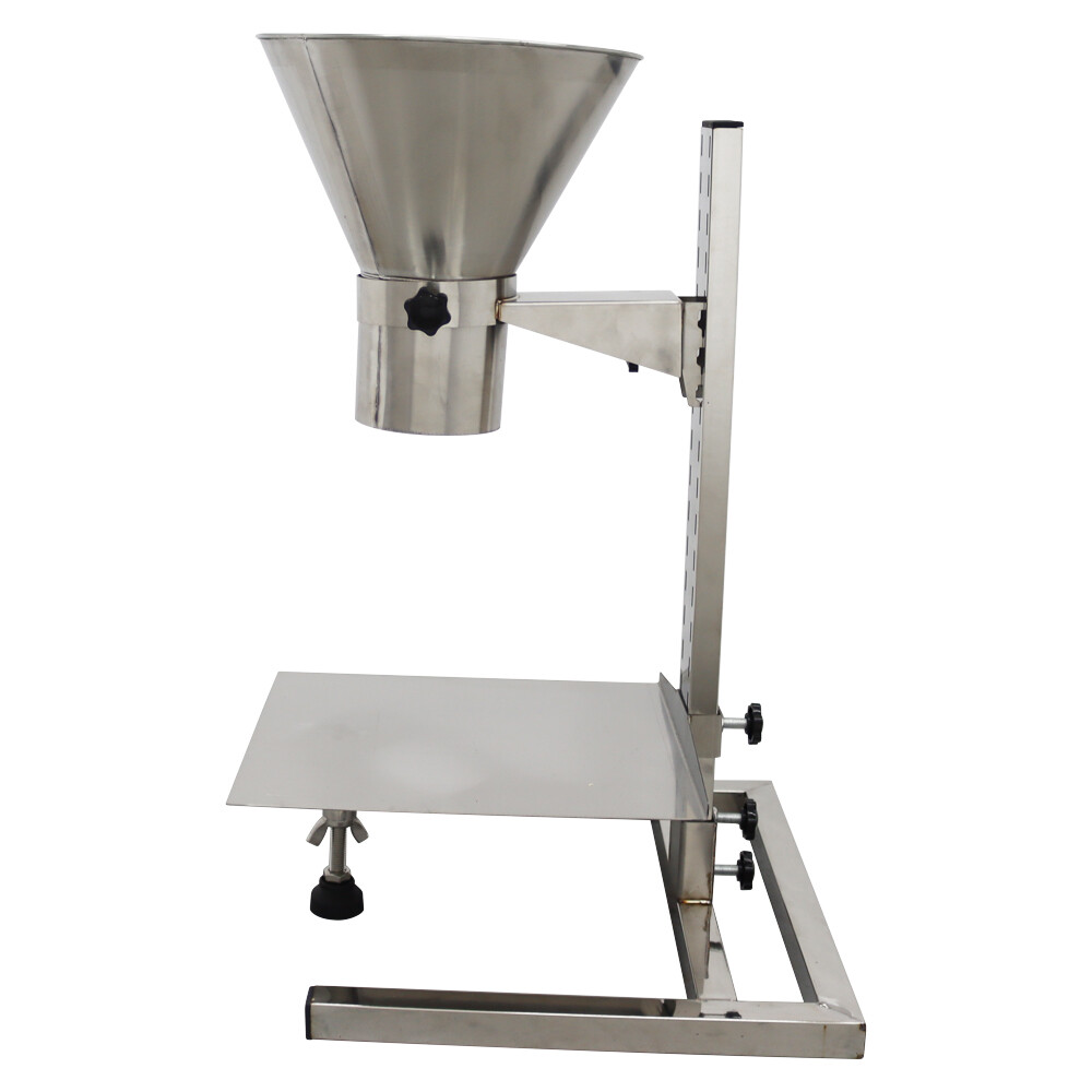 Stainless Steel Manual Feeding Hopper with Support Stand 0.8″/2″/3.9″