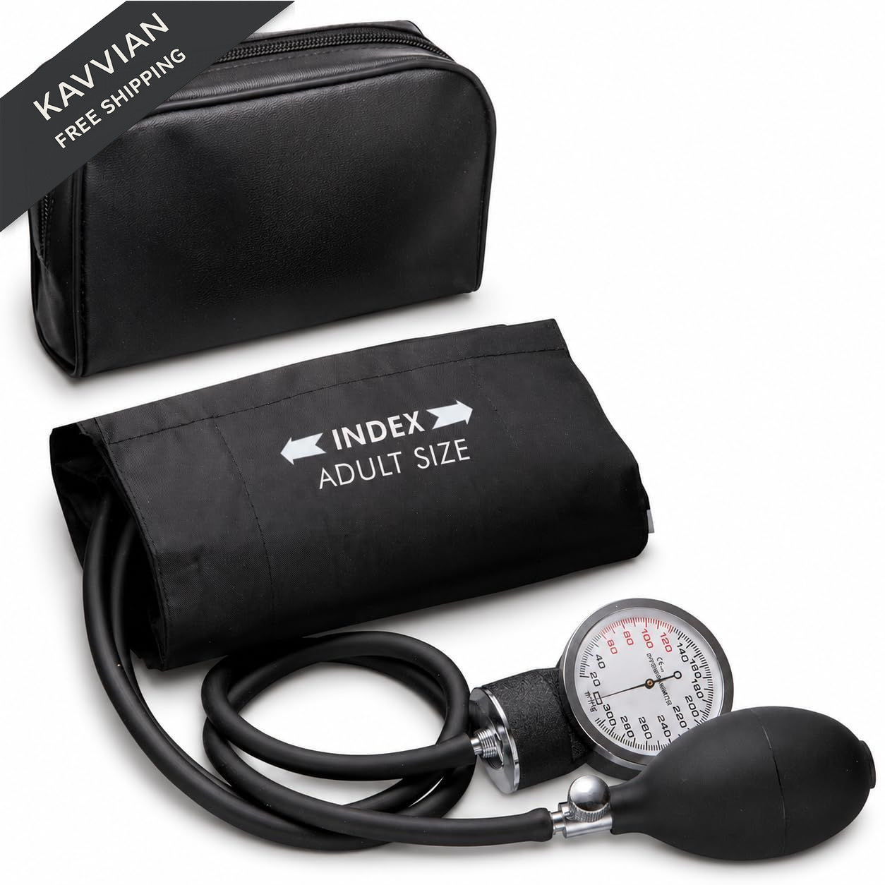 NOVAMEDIC Professional Black Adult Size Blood Pressure Monitor, Adult,