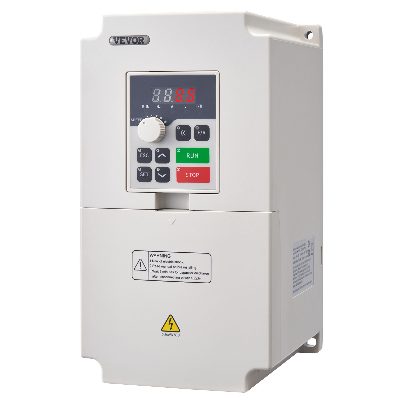 VEVOR 4KW 220V 5HP RS485 Variable Frequency Drive Converter VFD Inverter+Cable