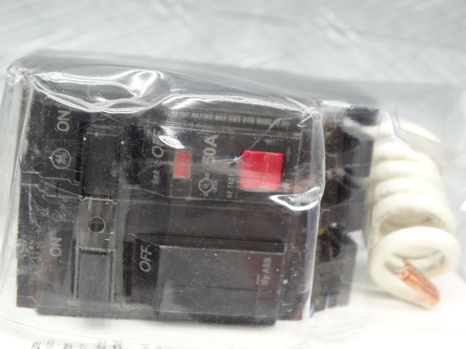 GE 50 Amp 240-Volts Double Pole Ground Fault Breaker with Self-Test