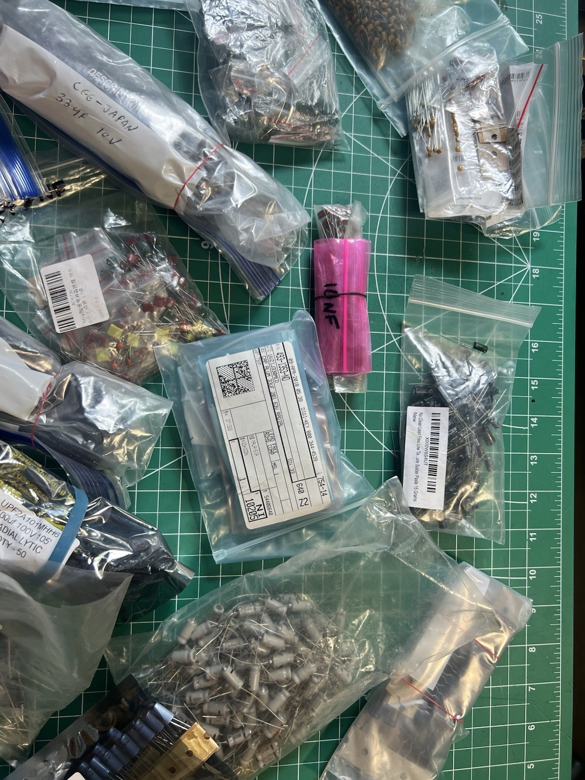 HUGE 11lb Lot Of Electronic Components NOS