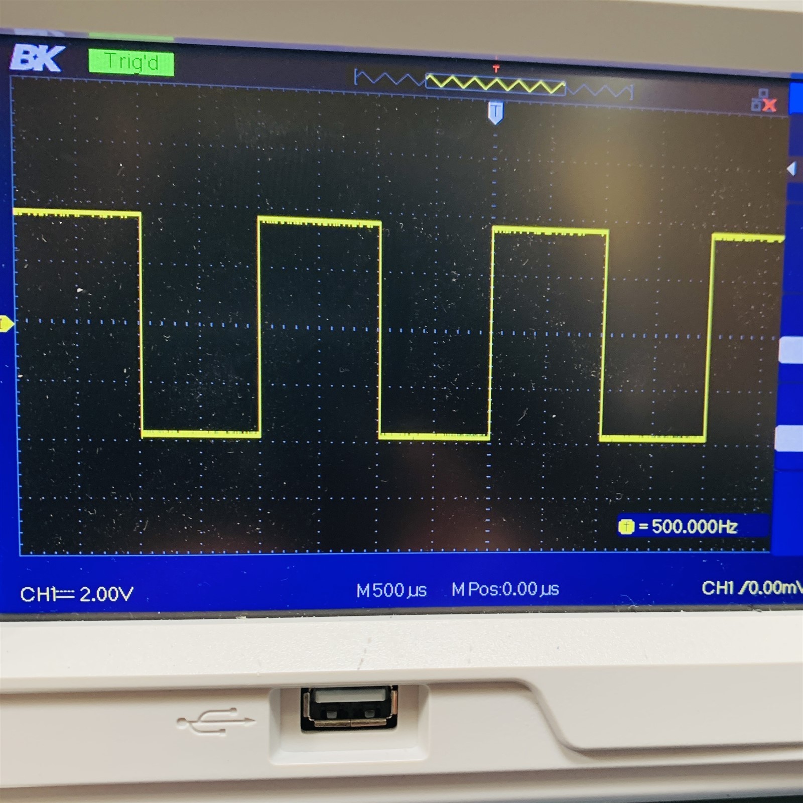 Global Specialties DSC-5300 50MHz Digital Storage 500MS/s 2-Channel Oscilloscope