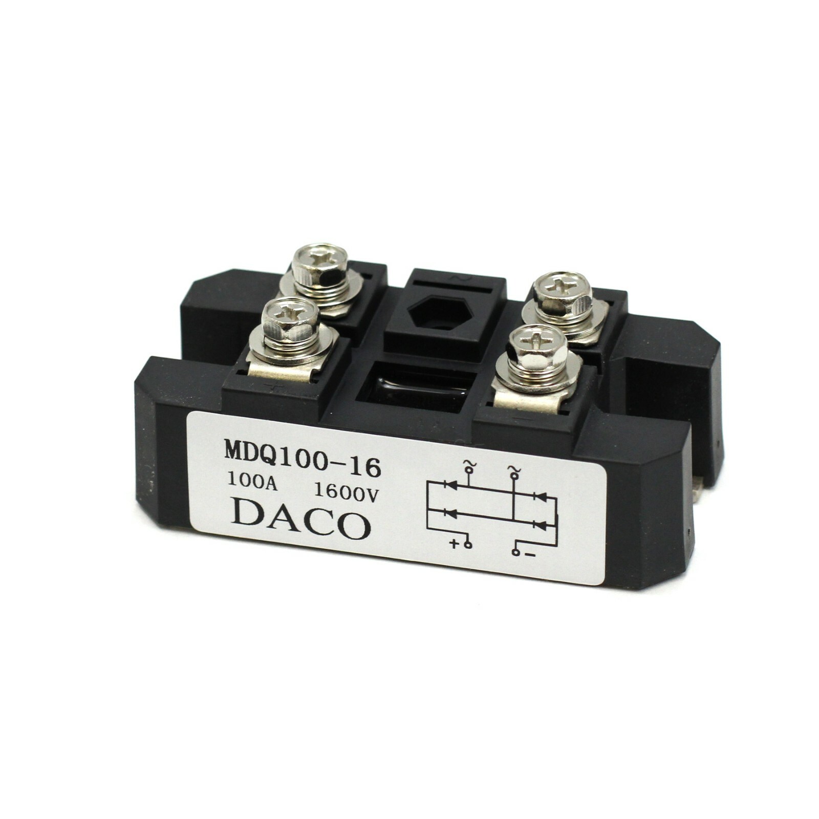 4 Terminals Single-Phase Diode Bridge Rectifier MDQ 100A Amp High Power 1600V