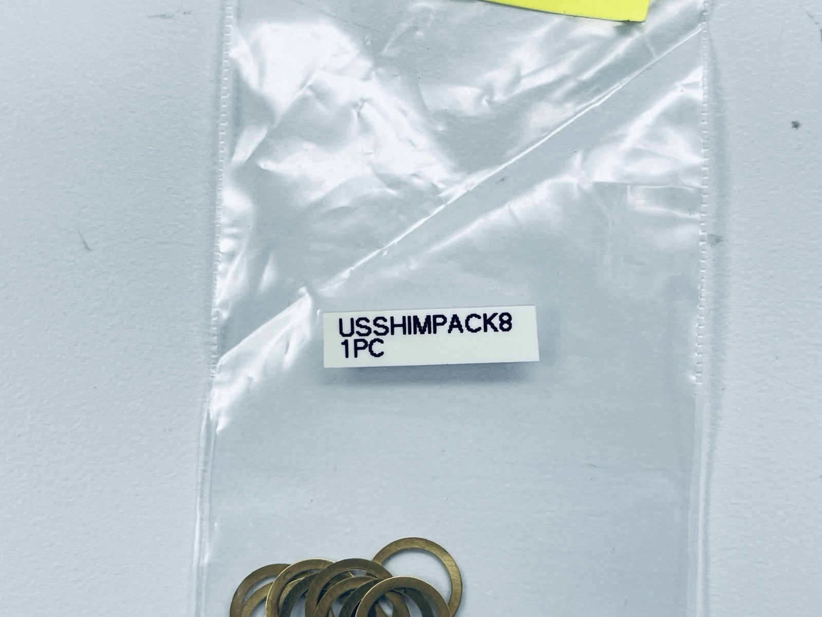 Bag of 10pcs Gefran USShimPack8 Brass Shims 0.008″ Thick 0.2mm Kit-SVC Sealing