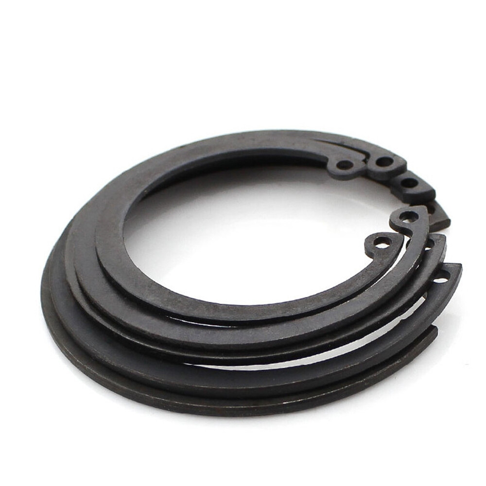Select Ф7mm – Ф200mm Internal Retaining Rings Circlip Snap Ring 65MN Black Steel