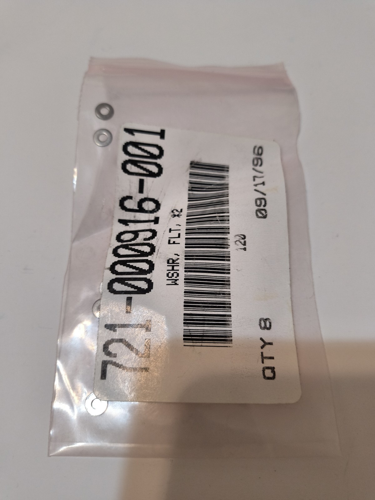 Lam Research Washer Part # 721-000916-001 – Factory Sealed Hardware OEM Pk/8