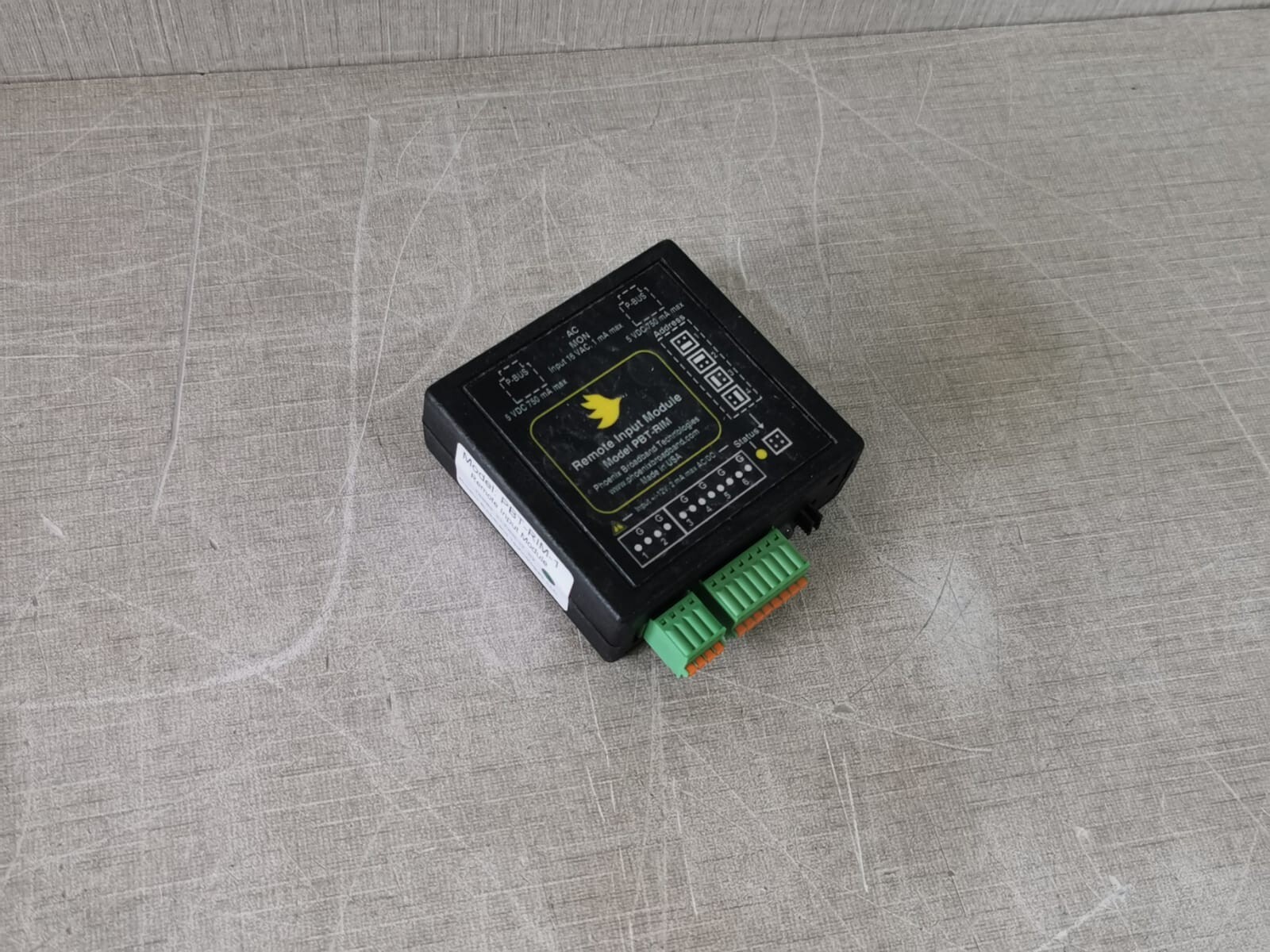 Phoenix Broadband Technologies PBT-RIM / PBT-RIM-1 Remote Input Module