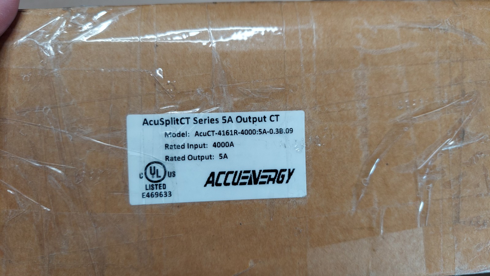 New Accuenergy AcuCT-4161R-4000:5a -0.3B.09 AcuSplitCT Series 5A Output CT