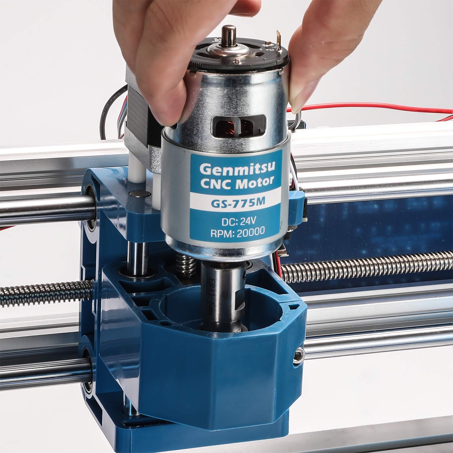 Genmitsu 775M 20000RPM Spindle Motor, ER11 Collet Upgrade for 3018 CNC Router