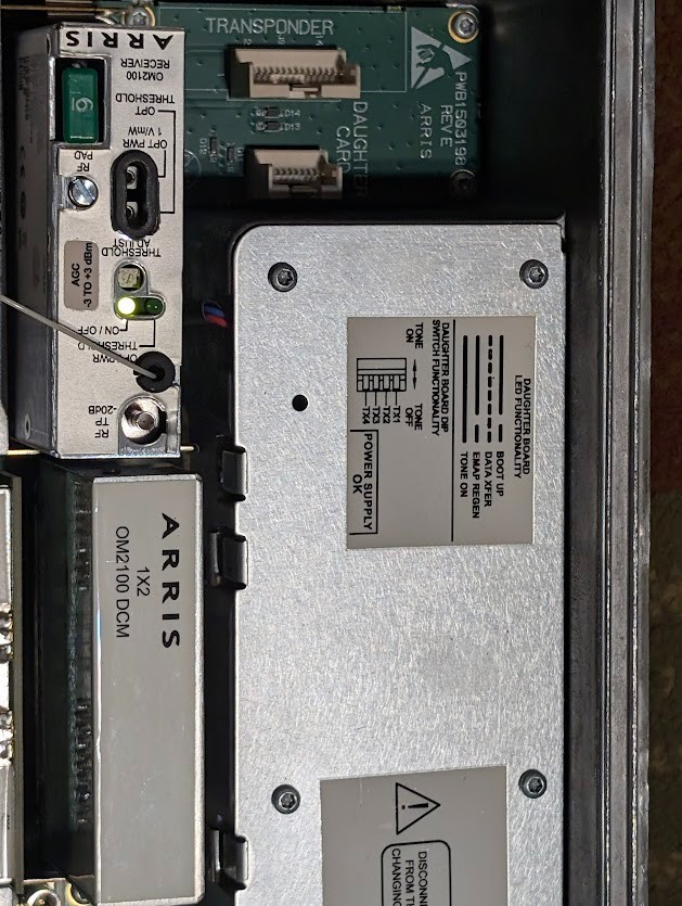 ARRIS Opti Max2100 Optical Node Fiber Deep Nodes OM2100 / OM21GJ-117A&0003