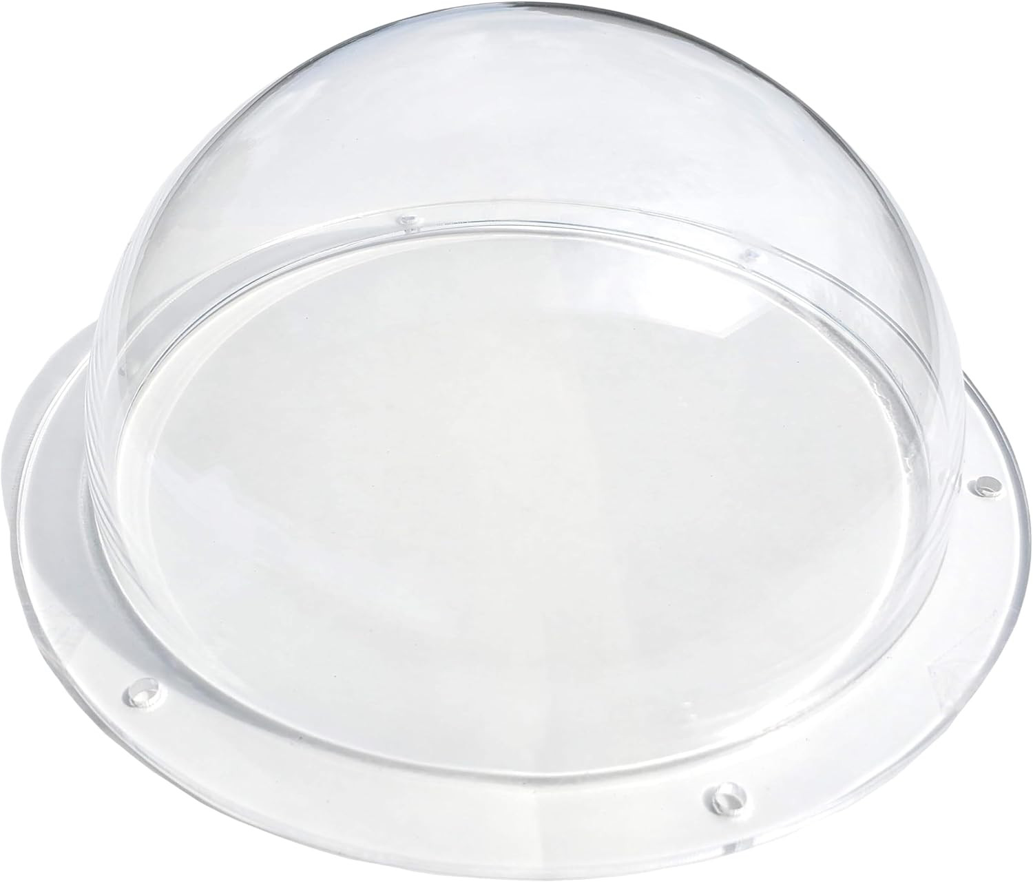Acrylic Dome/Plastic Hemisphere – Clear – 6″ Diameter, 1/2″ Flange