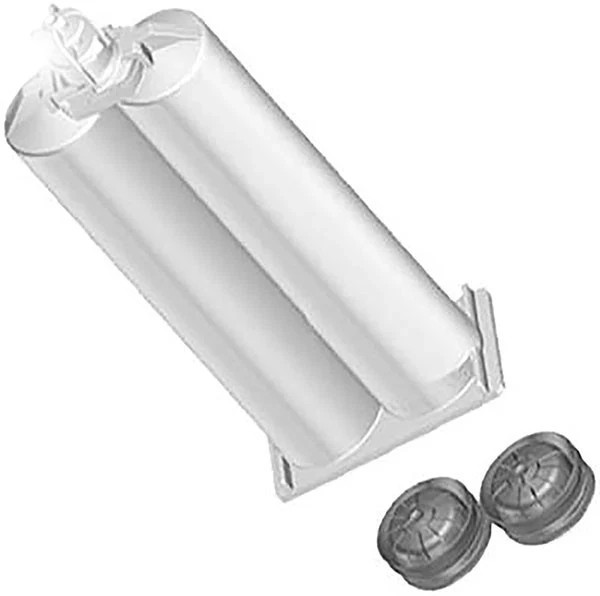(50 Count) 50ml Empty 1:1 ratio 2-Part Cartridge With Sealing Cap & Pistons