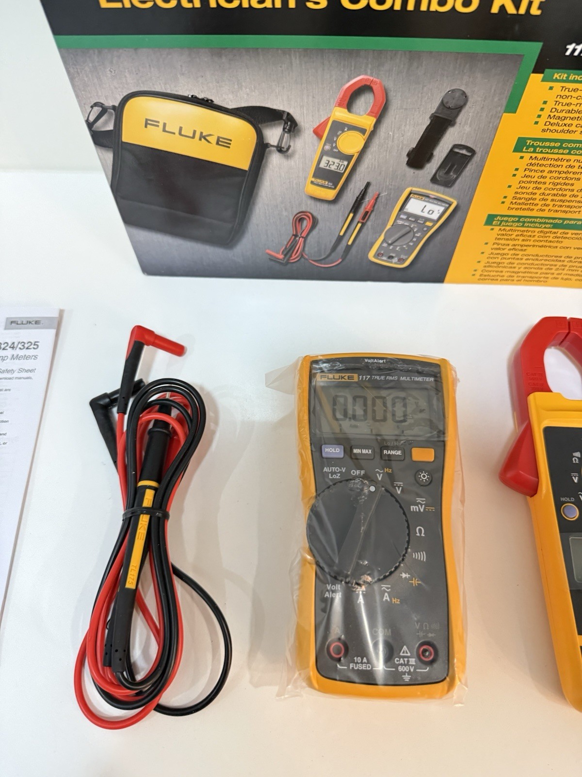 FLUKE 117/323KIT ELECTRICIANS COMBO KIT (NEW) SHIPS FAST MFD-2026