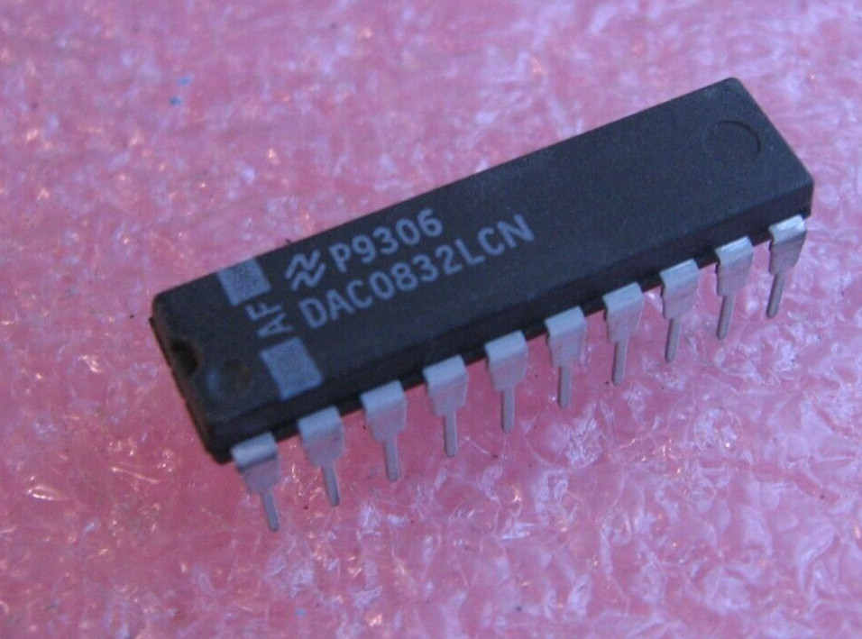 DAC0832LCN National Semiconductor DAC Digital Analog Converter IC – NOS Qty 1