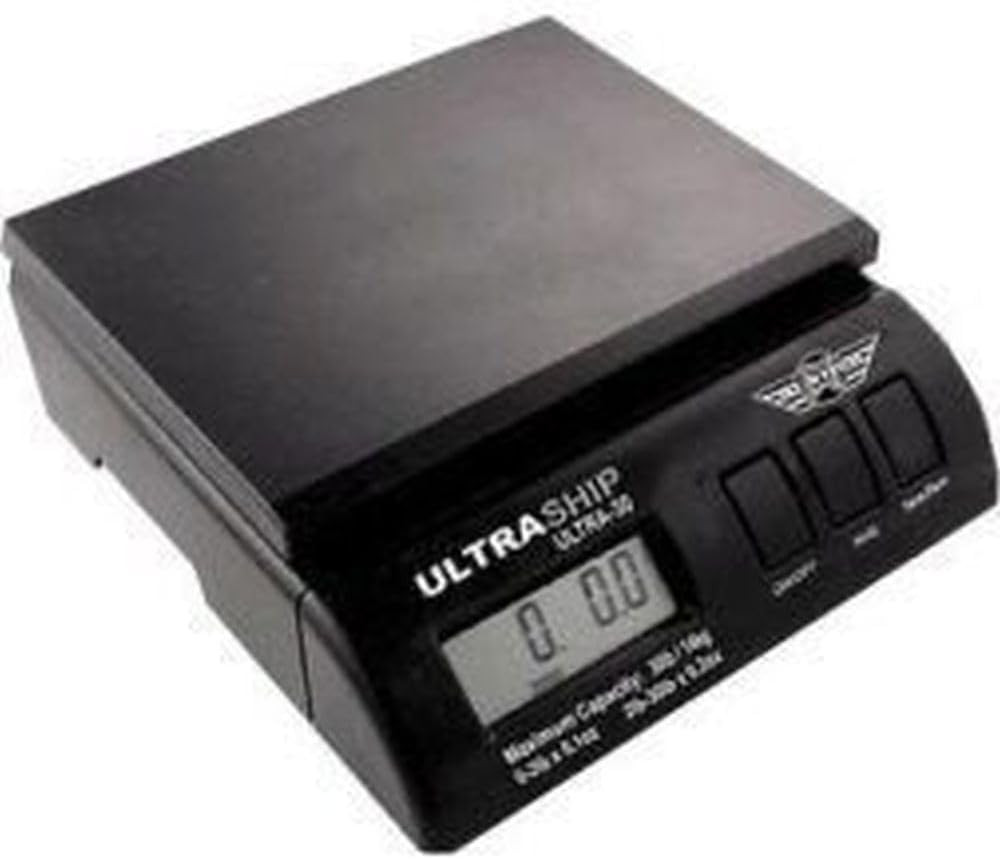 Ultraship 35 Lb Electronic Scale,Black; Blue