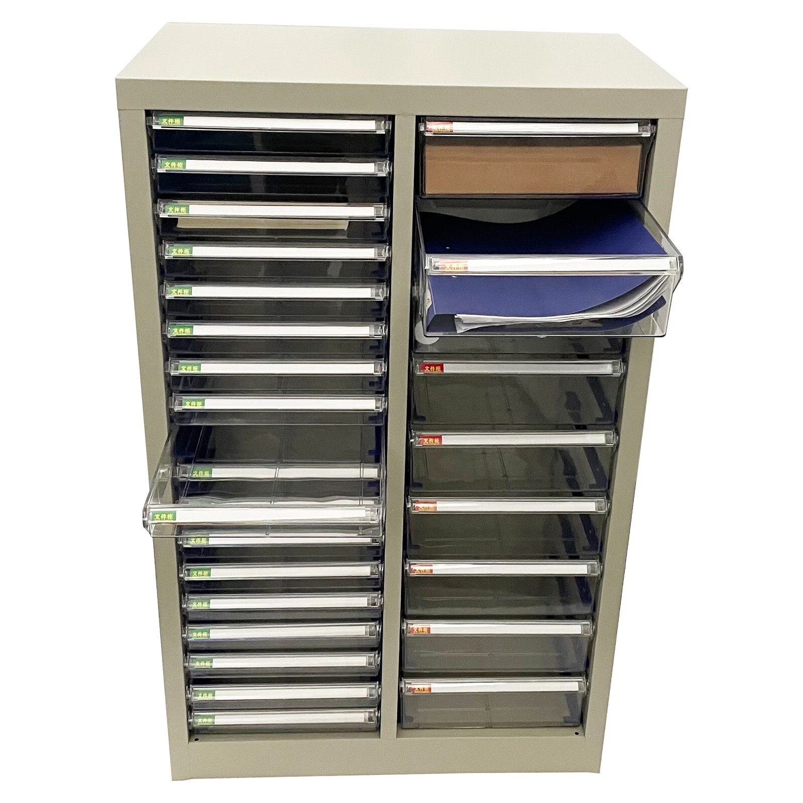 27 Drawers File Cabinet Office Storage Organizer Cabinet Medium+Large Drawer