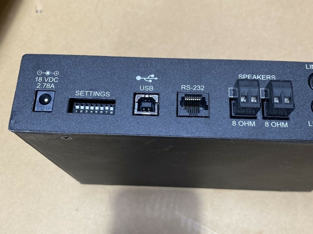 Vaddio 998-8536-000 EasyUSB AudioBRIDGE Mixer Amp No Power Adapter