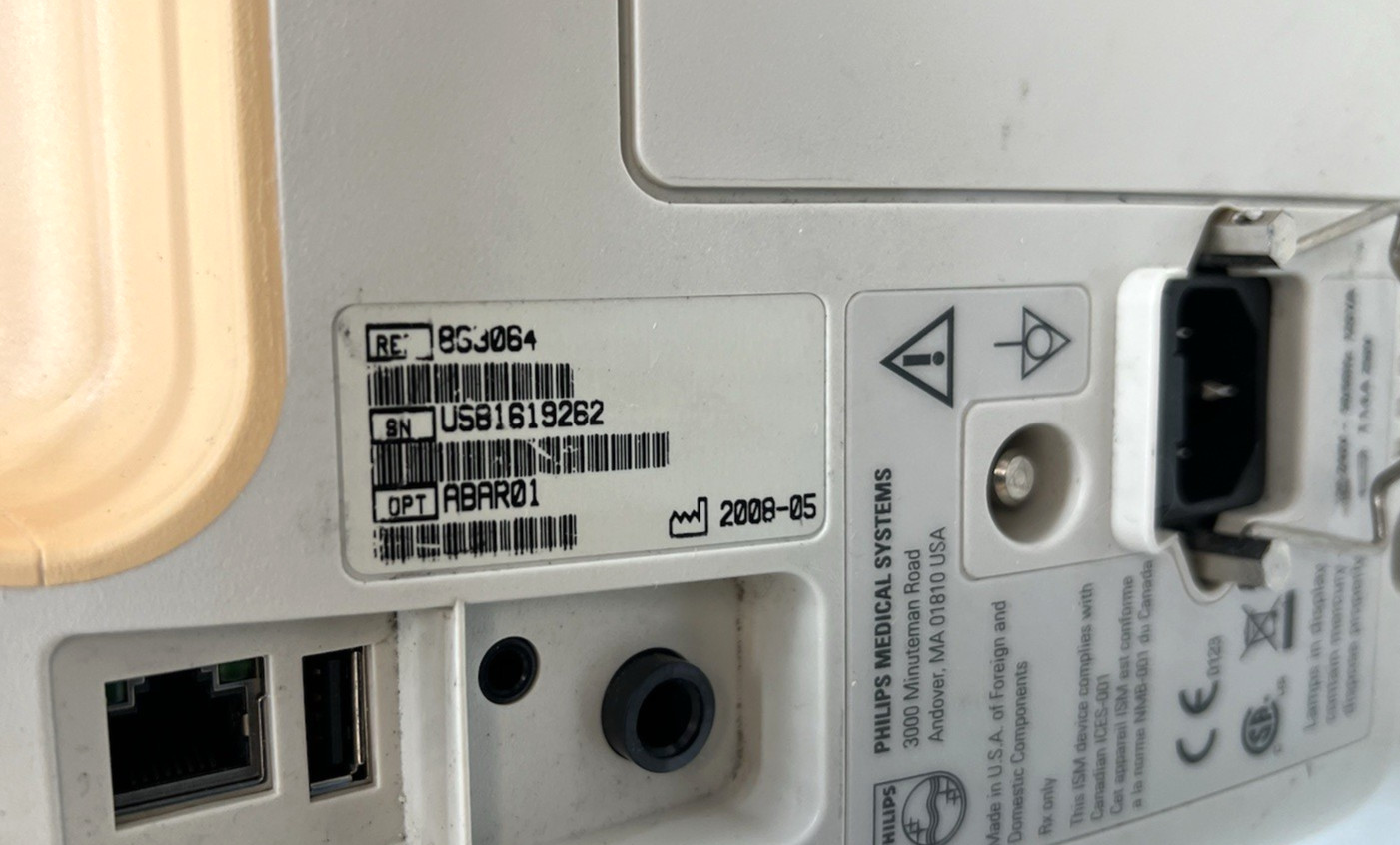 Philips SureSigns VM6 Vital Signs Monitor (For Parts)
