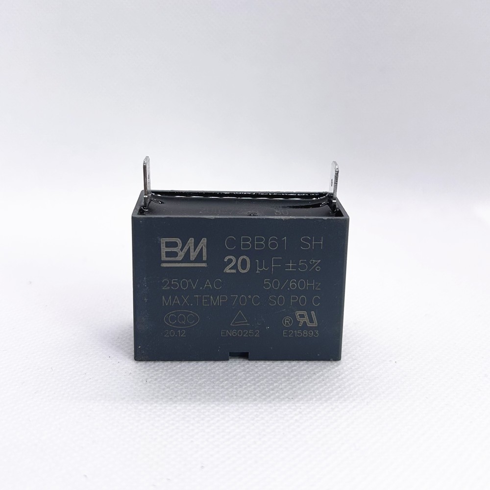 CBB61 250V 4/5/6/8/10/12/15/20/24/25 UF Fan Motor RUN Capacitor 2 PINS