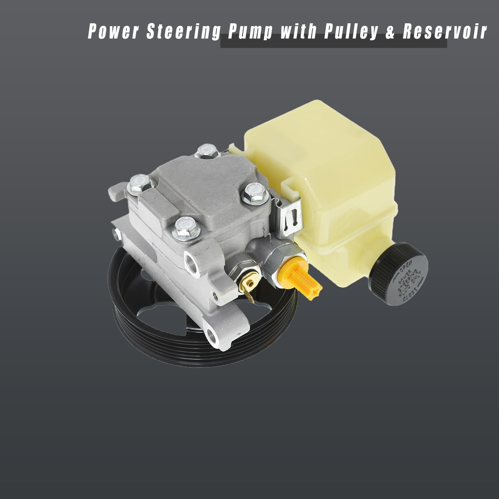 waltyotur Power Steering Pump with Pulley & Reservoir Replacement for Mazda 6…
