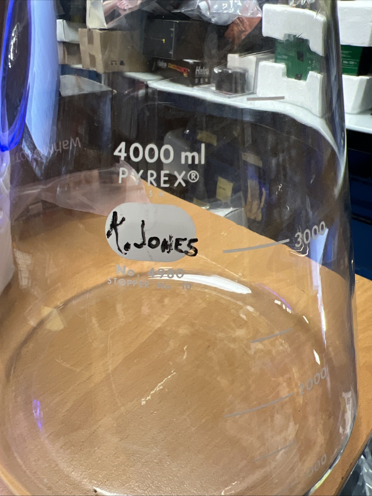 4000ml Pyrex Erlenmeyer flask