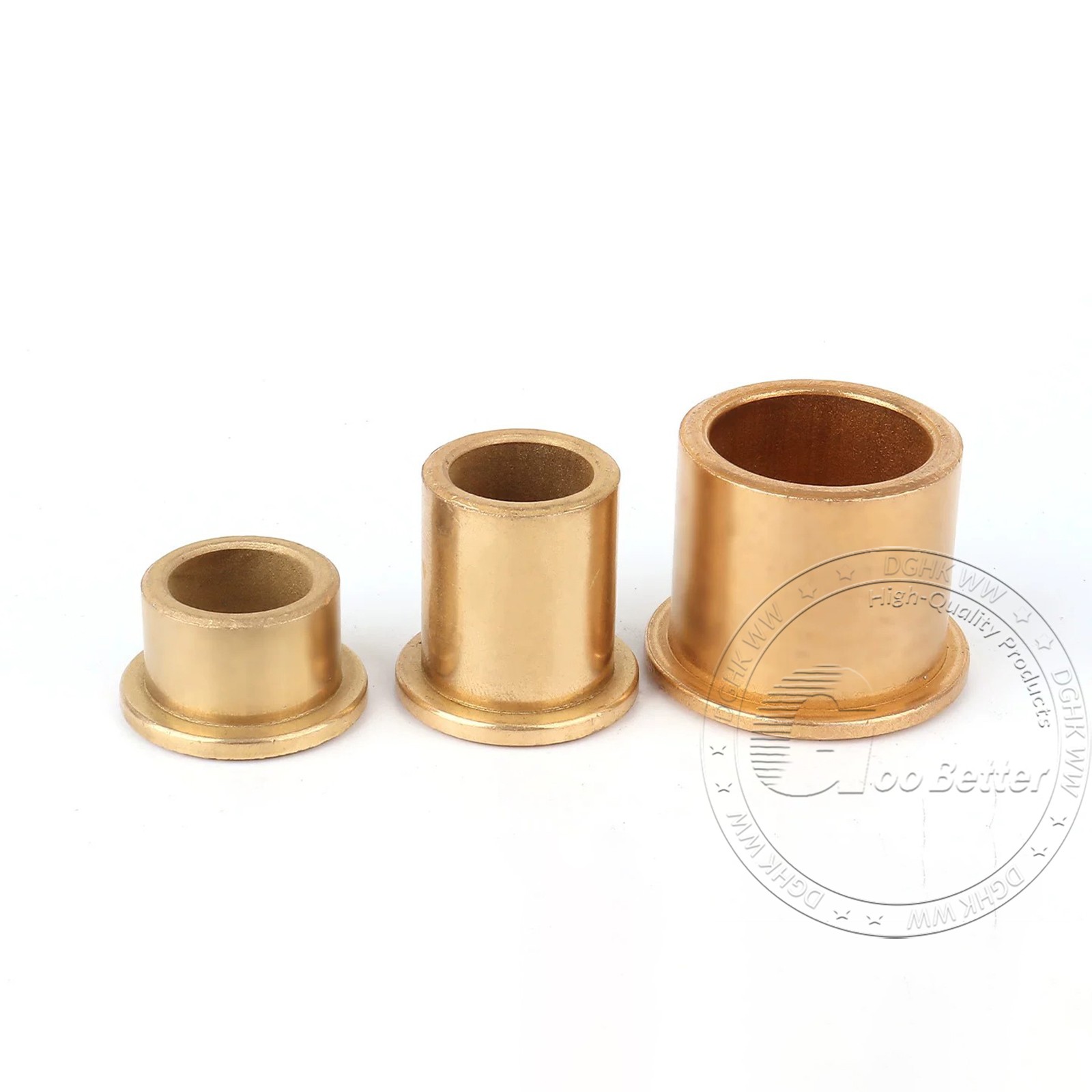 Flange Bushing Sleeve Self Lubricating Bearing Bushing ∅5-60mm Sintered Bronze