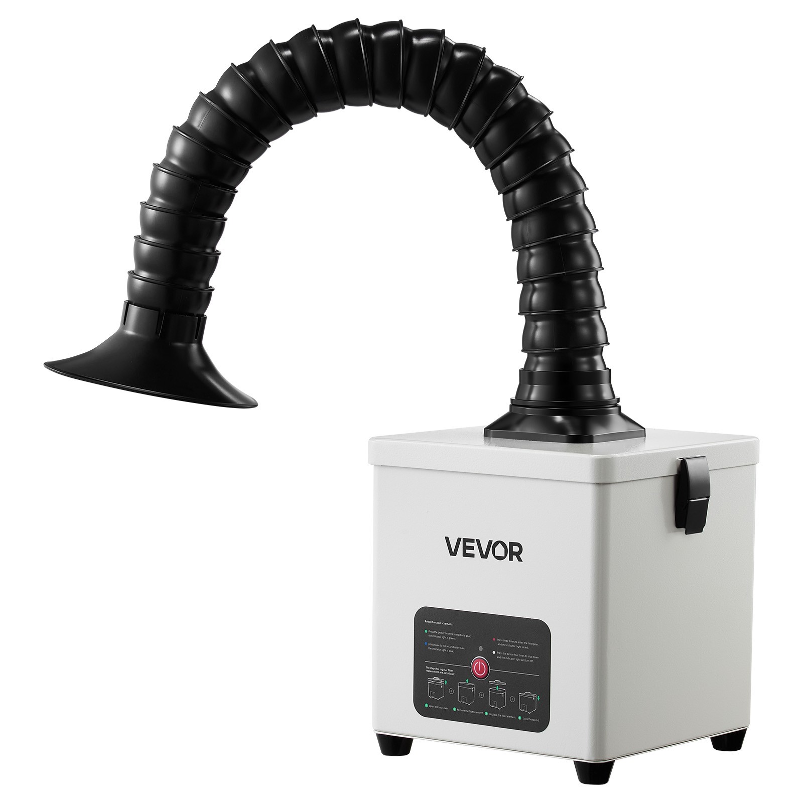 VEVOR Solder Fume Extractor 3-Stage Filtration 180m³/h Soldering Smoke Absorber