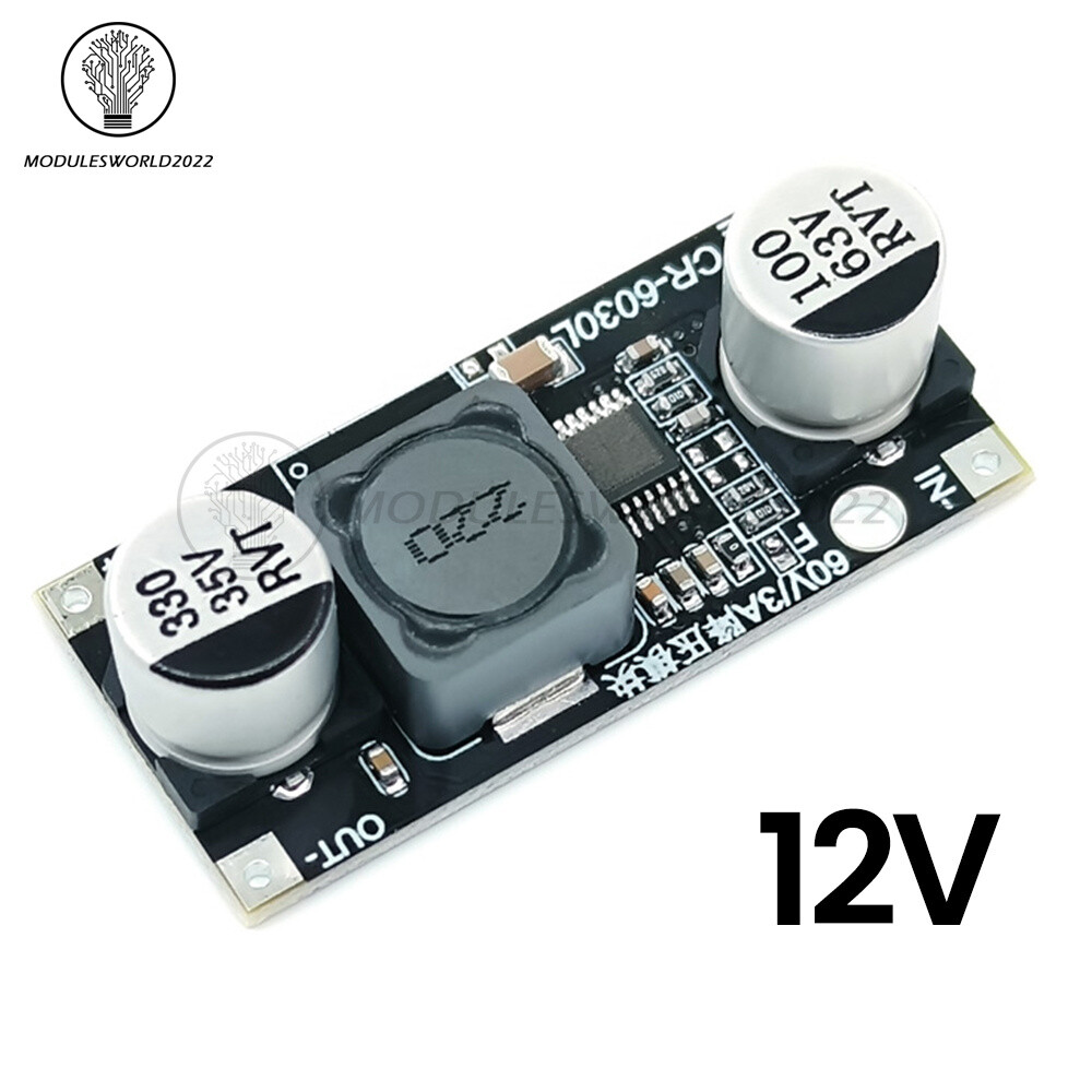 DC4.2-60V to DC 2-34V Step Down (Buck) Voltage Regulator Power Adapter Converter