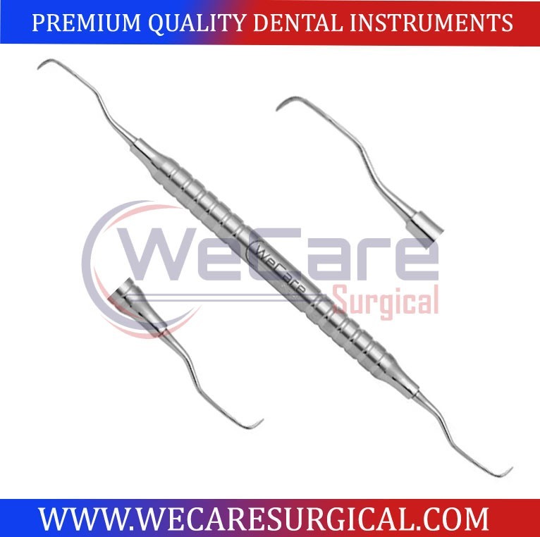 Gracey Curettes 1/2 Dental Periodontal Scaler & Curette DE Dental Instruments