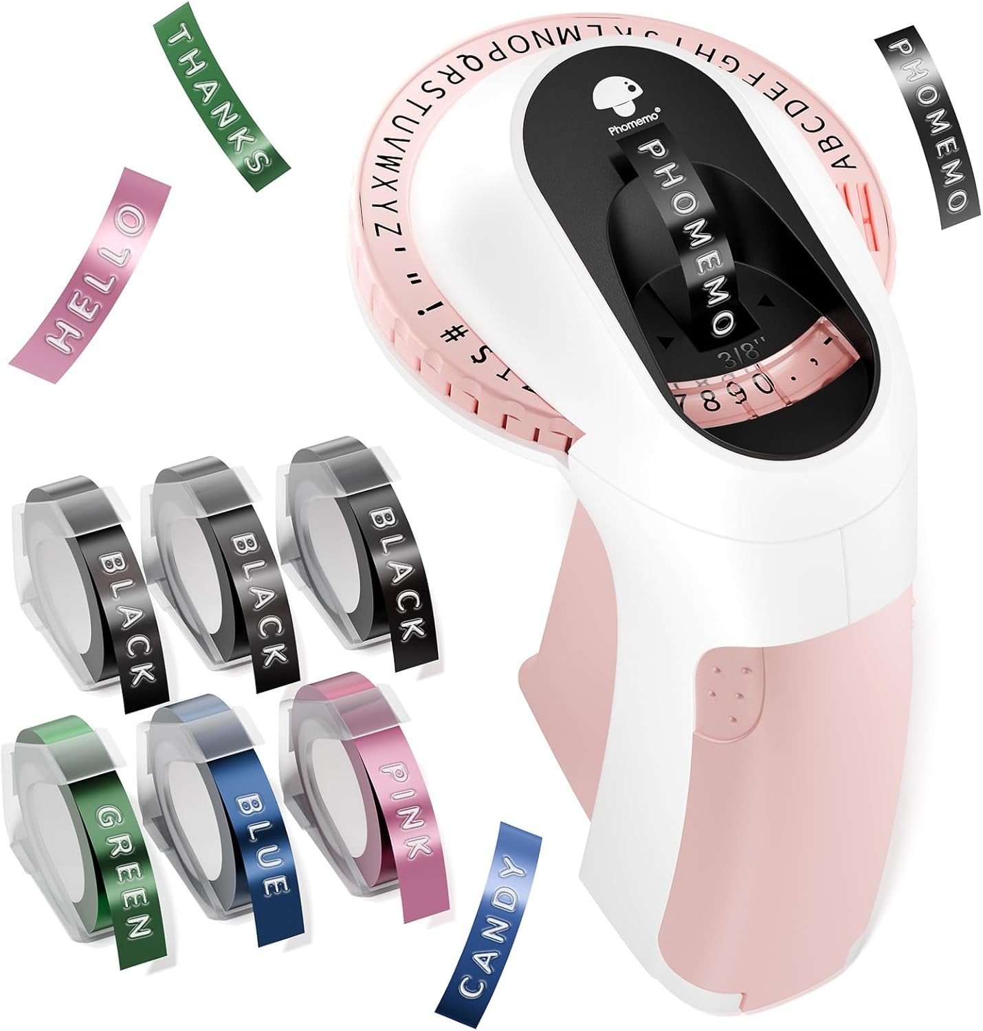 Phomemo Embossing Label Maker with 5 DYMO Label Tapes | Organizer Xpress