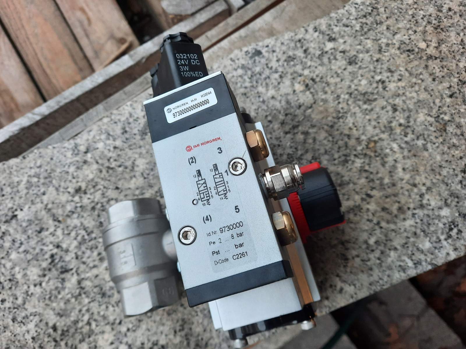 ACTREG B700210BA Pneumatic Actuator, Heavy-Duty Air Cylinder