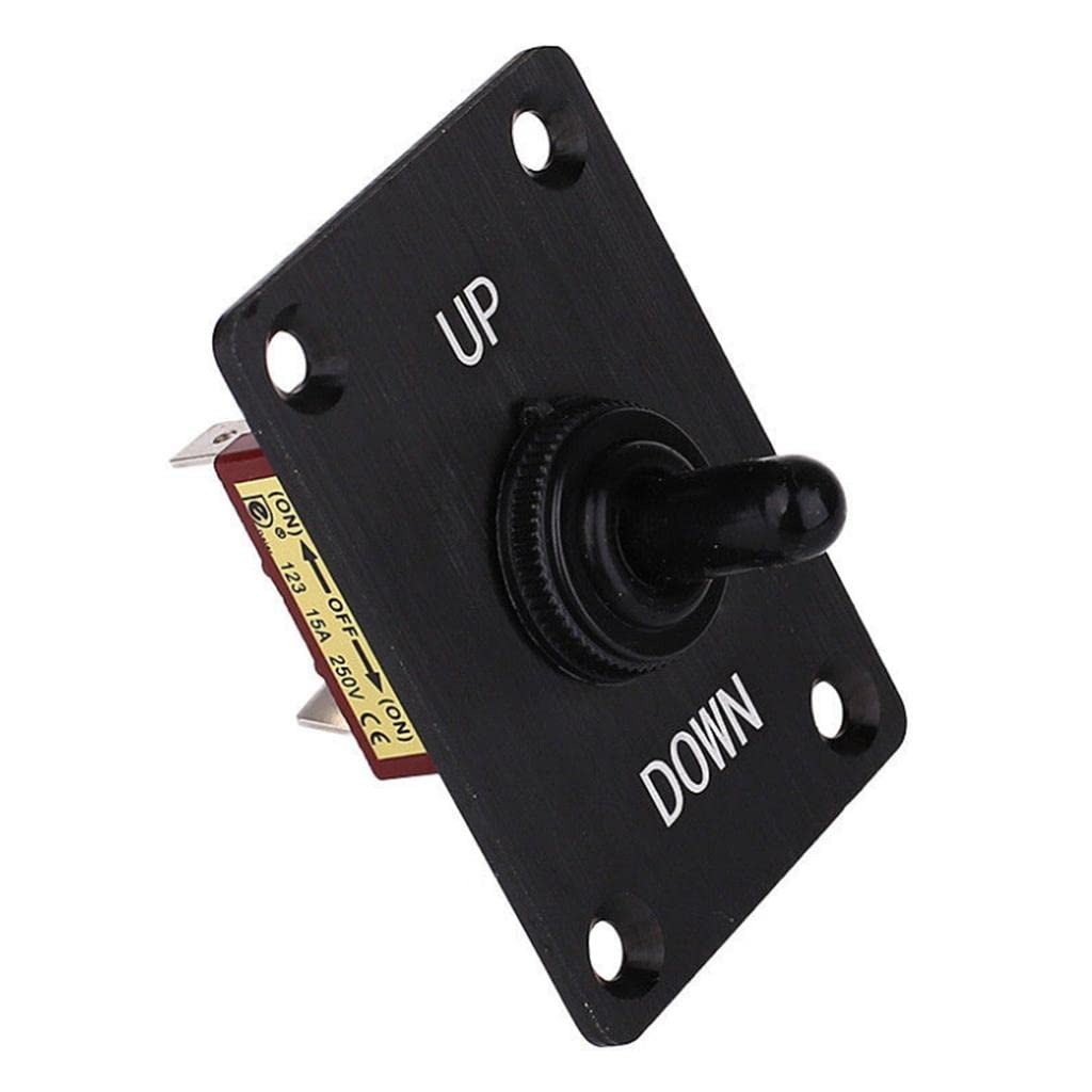 3 Way On/Off/ Momentary Toggle Switch Waterproof Tilt Trim Switches 12V 15A for