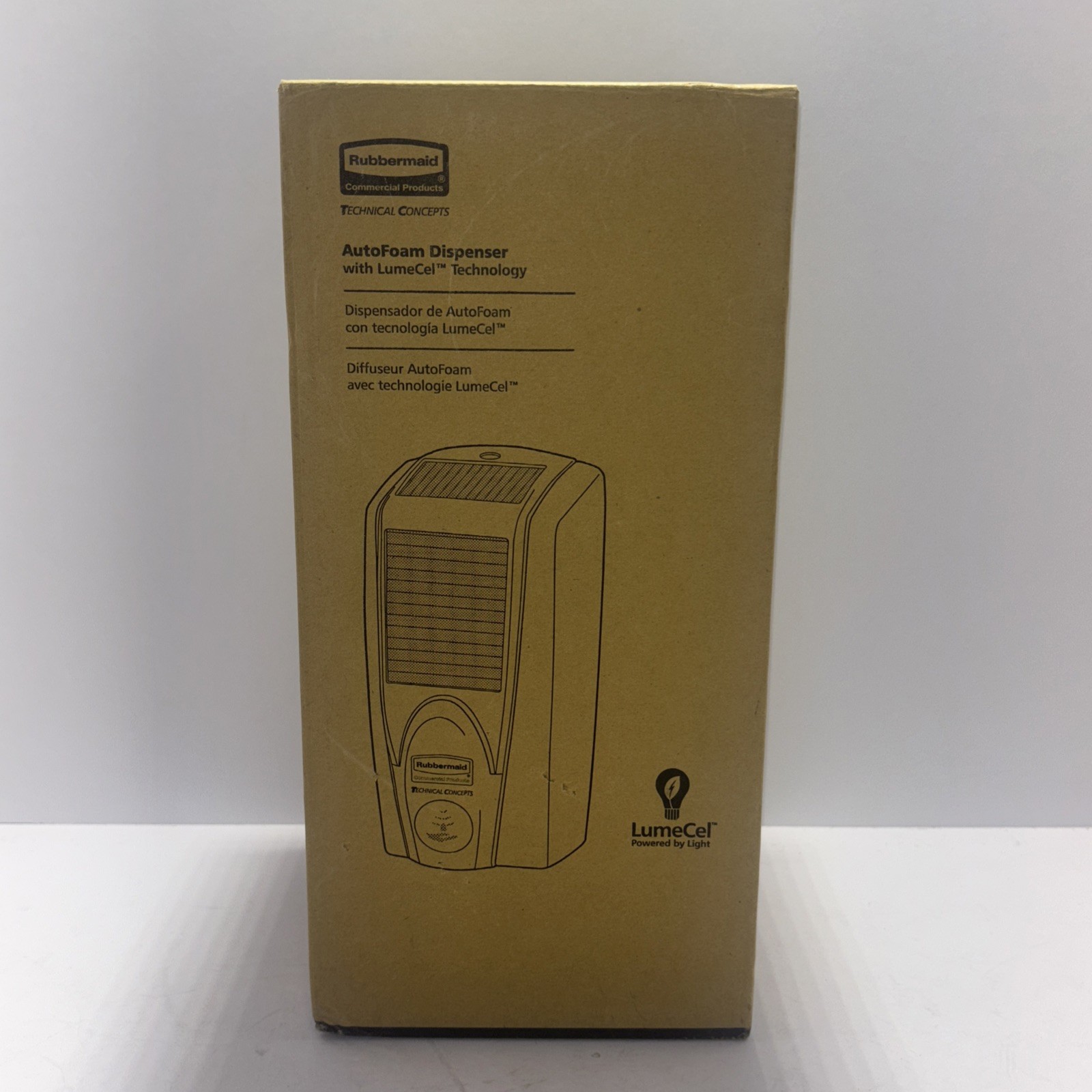 Rubbermaid Autofoam Dispenser, solar cells, brand new in box