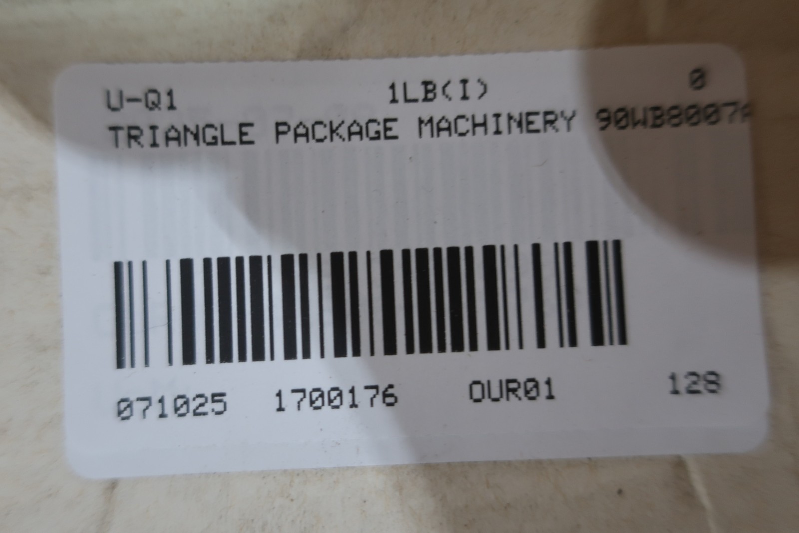 Triangle Package Machinery 90WB8007AC Pcb Circuit Board Rev 01