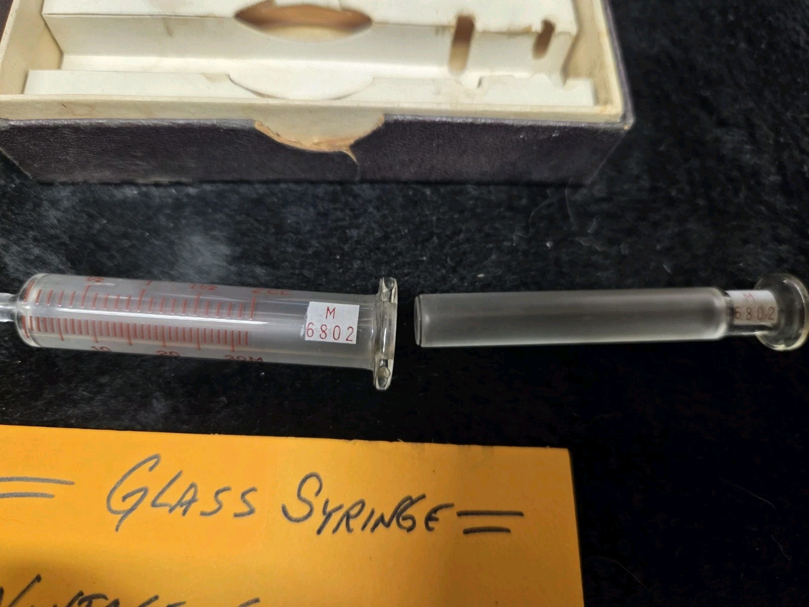 2 cc/ml Glass Syringe BECTON, DICKINSON & CO. #M6802