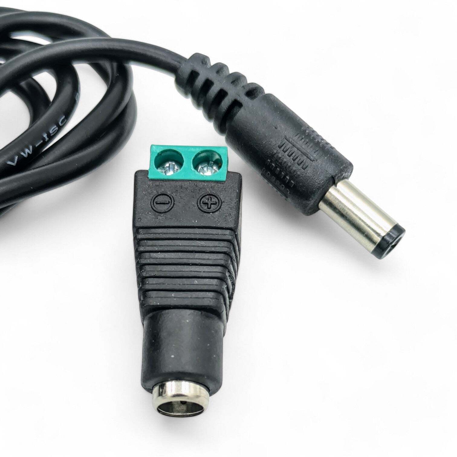 12V AC/DC Wall Mount Adapter 2A 24W w/ 5.5mm x 2.1mm DC Output Connector