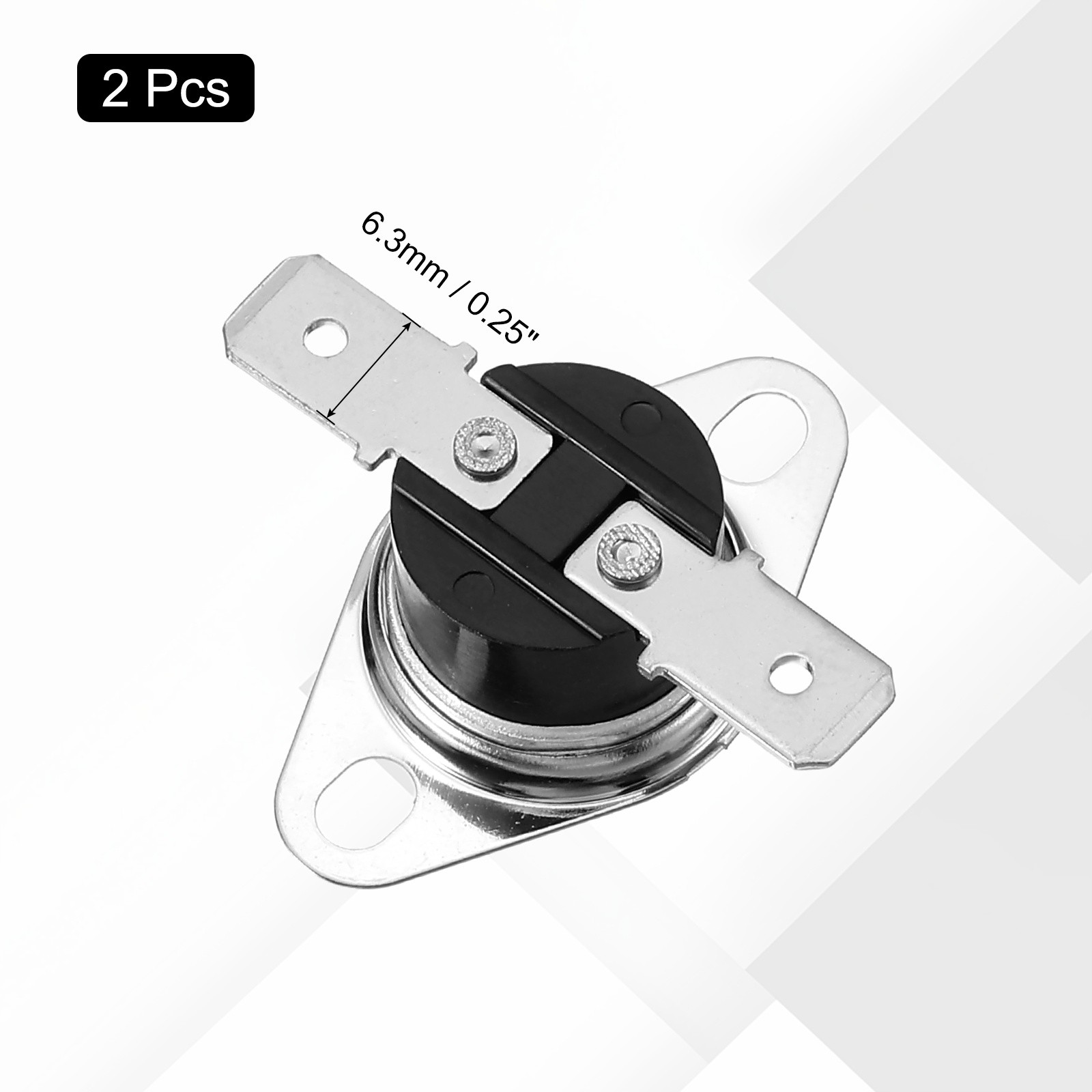 4Pcs KSD301 Thermostat 80°C/176°F 16A Normally Closed N.C Switch Bakelite