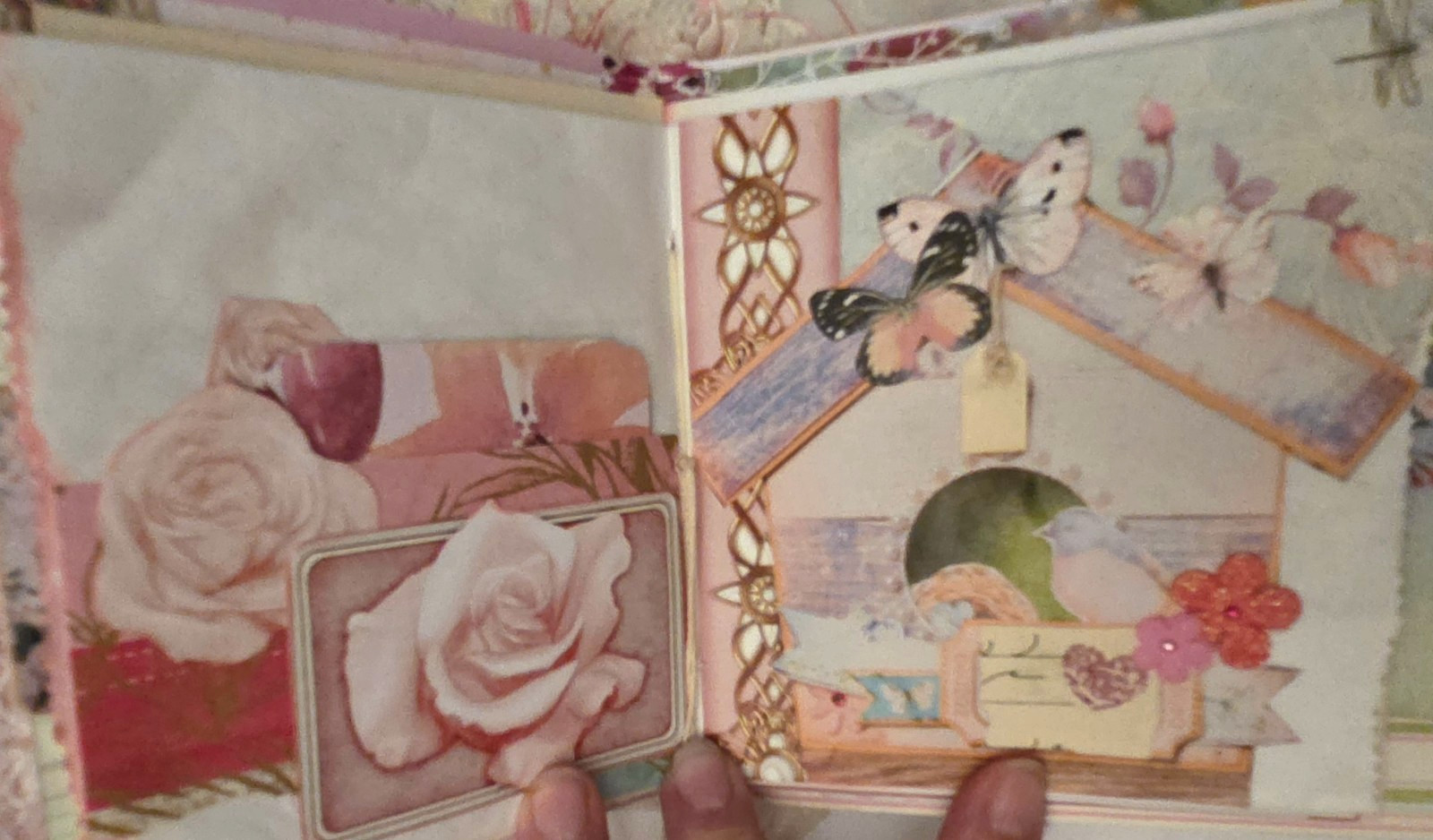 Sweet Junk Journal Perfect for Young Lady Handmade 100+ pages Shabby Chic