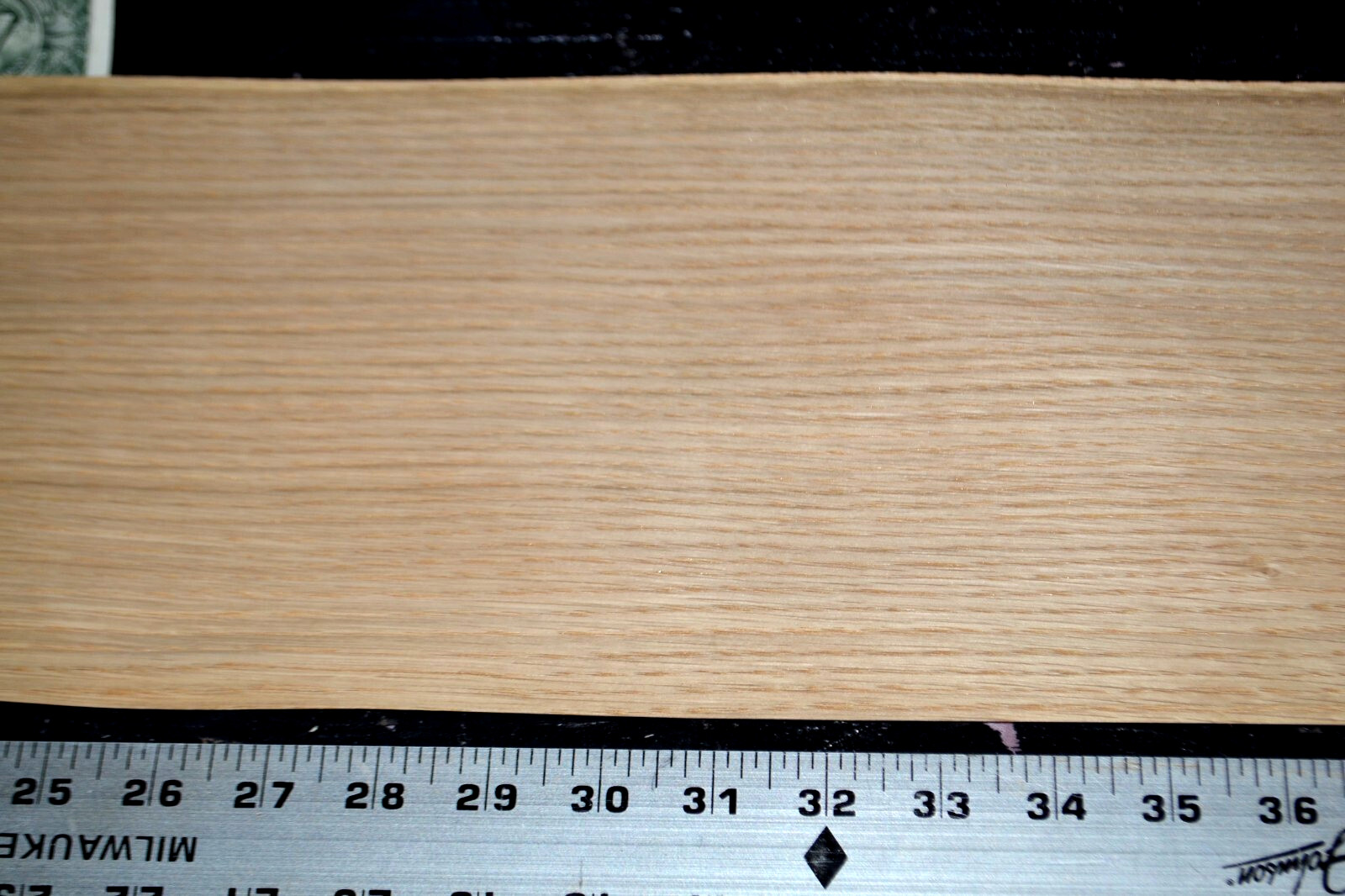 Oak Wood Raw Veneer Sheet 6.5 x 39 inches 1/42nd thick 5943-93