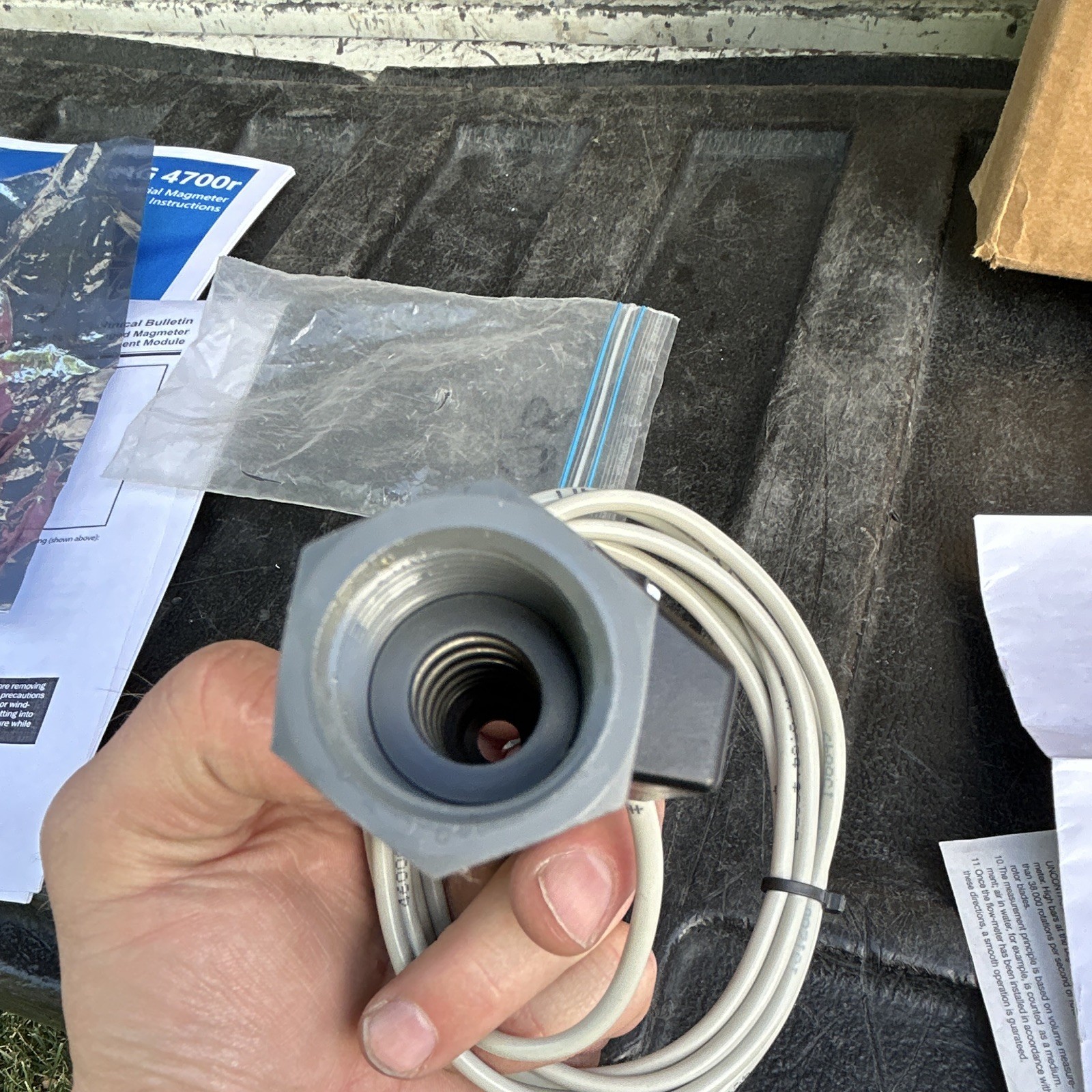 Kobold SWK-1324 Float Flow Meter Monitor 1 in Port 13-24 l/min H2O